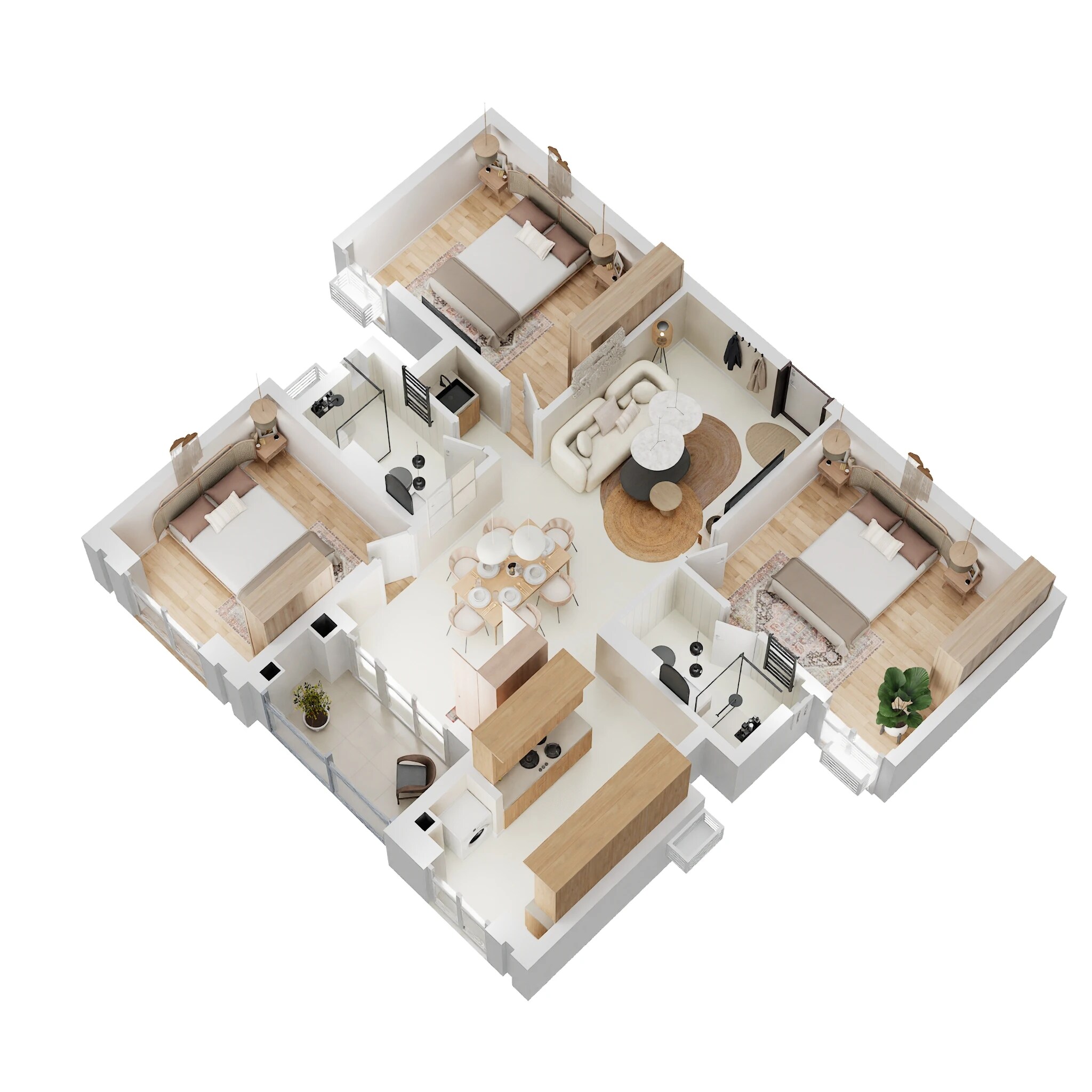 3 BHK 1685 Sq. Ft. Apartment