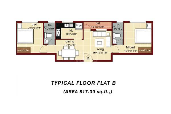 Rajkham Kadaksham 2 BHK Layout