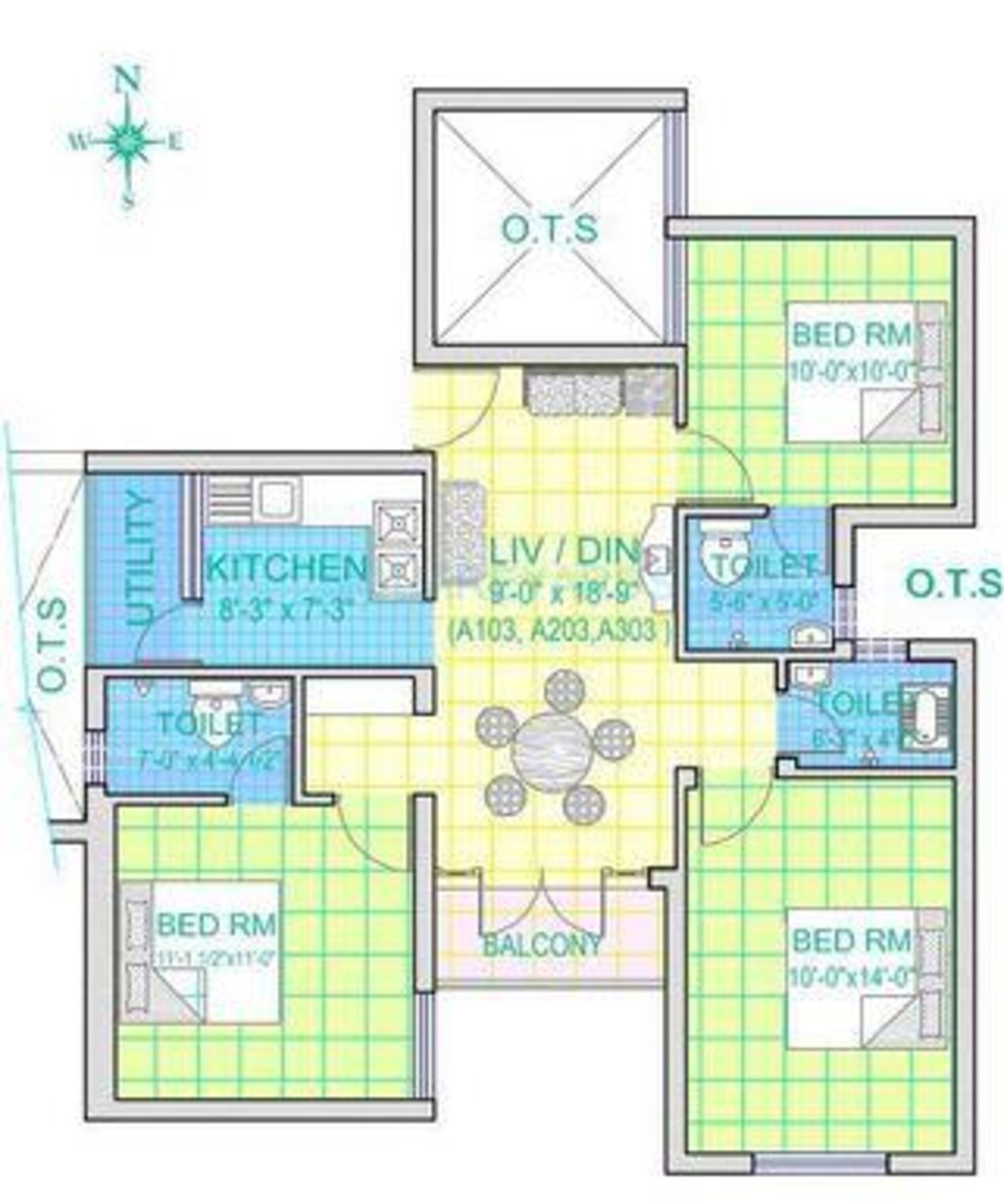 royal splendour akarshana apartment 2bhk 869sqft1