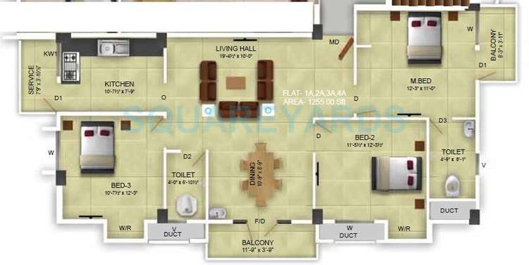 royal splendour akshata apartment 3bhk 1255sqft1