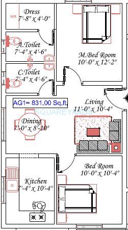 Royal Splendour Alankrita 2 BHK Layout