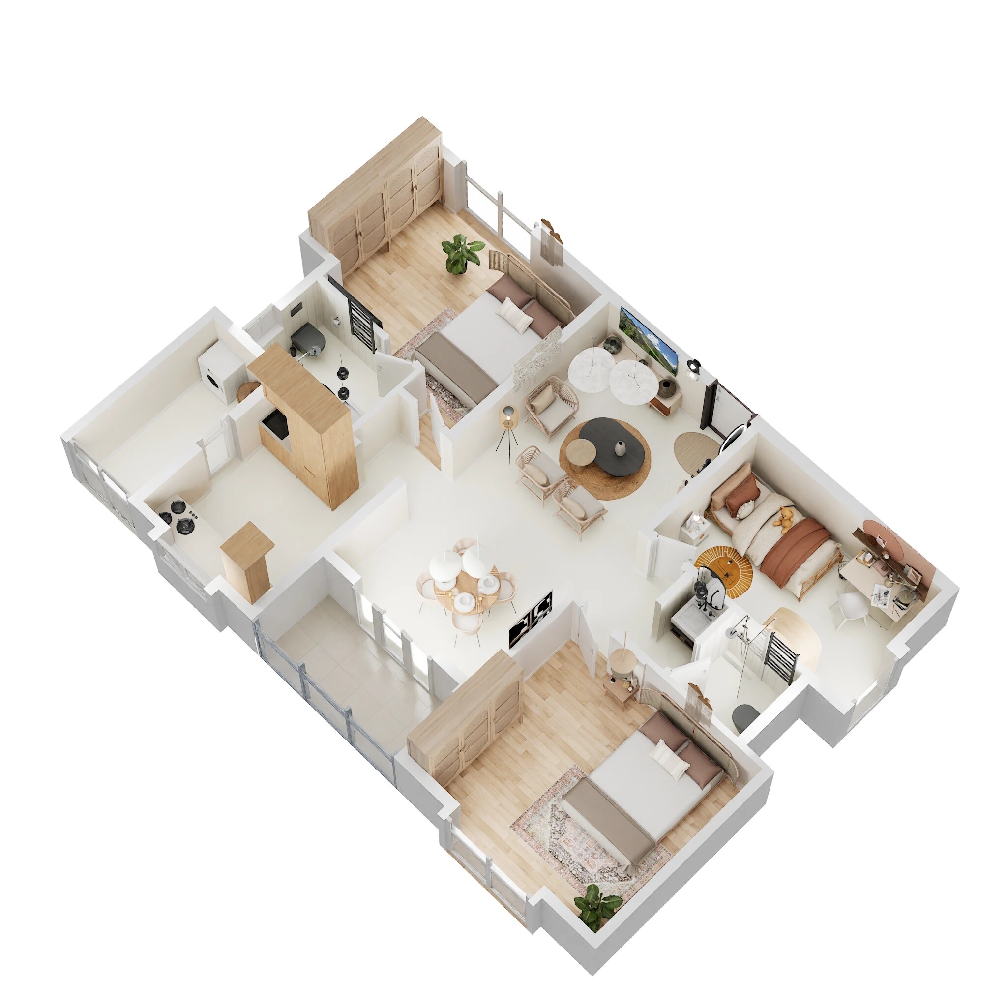 2 BHK 1135 Sq. Ft. Apartment