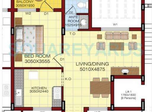 shriram properties shankari apartment 1bhk 754sqft1