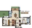 Sidharth Housing The Nest 2 BHK Layout