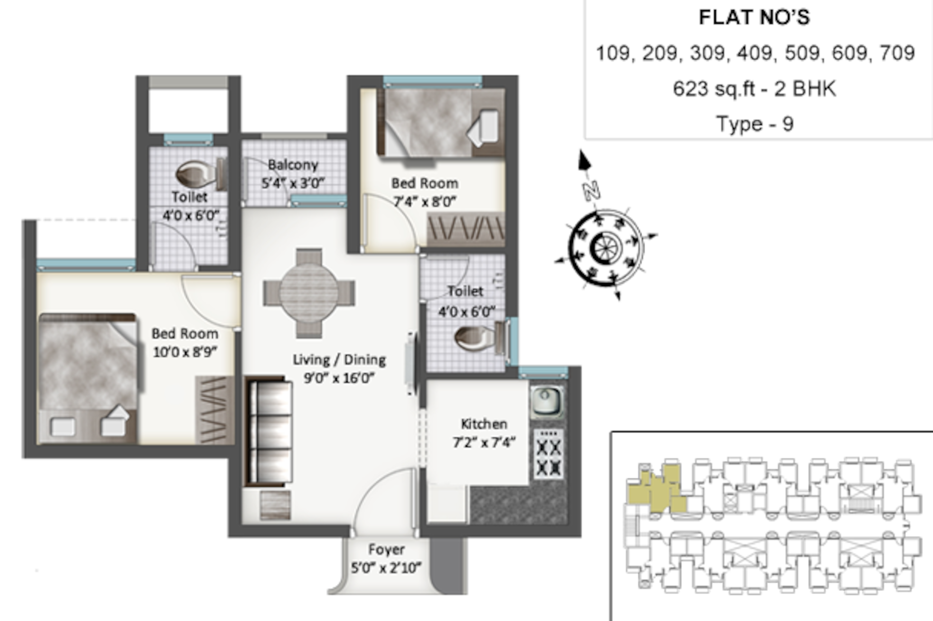 sis queenstown apartment 2bhk 623sqft 1