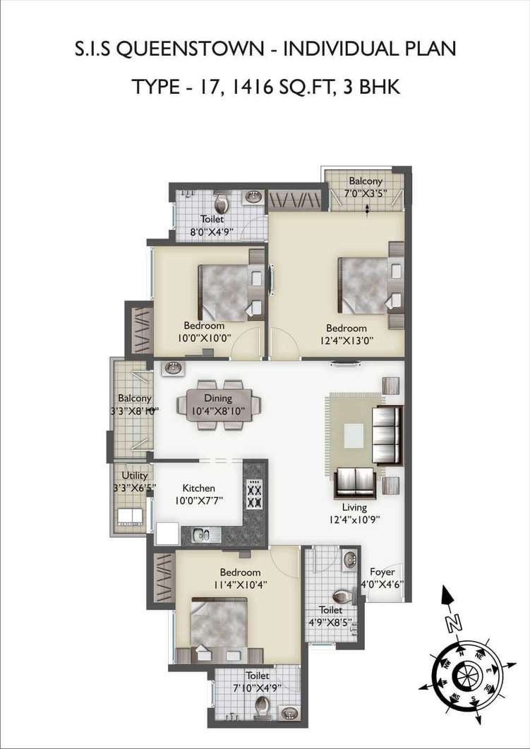 sis queenstown apartment 3bhk 1416sqft 1