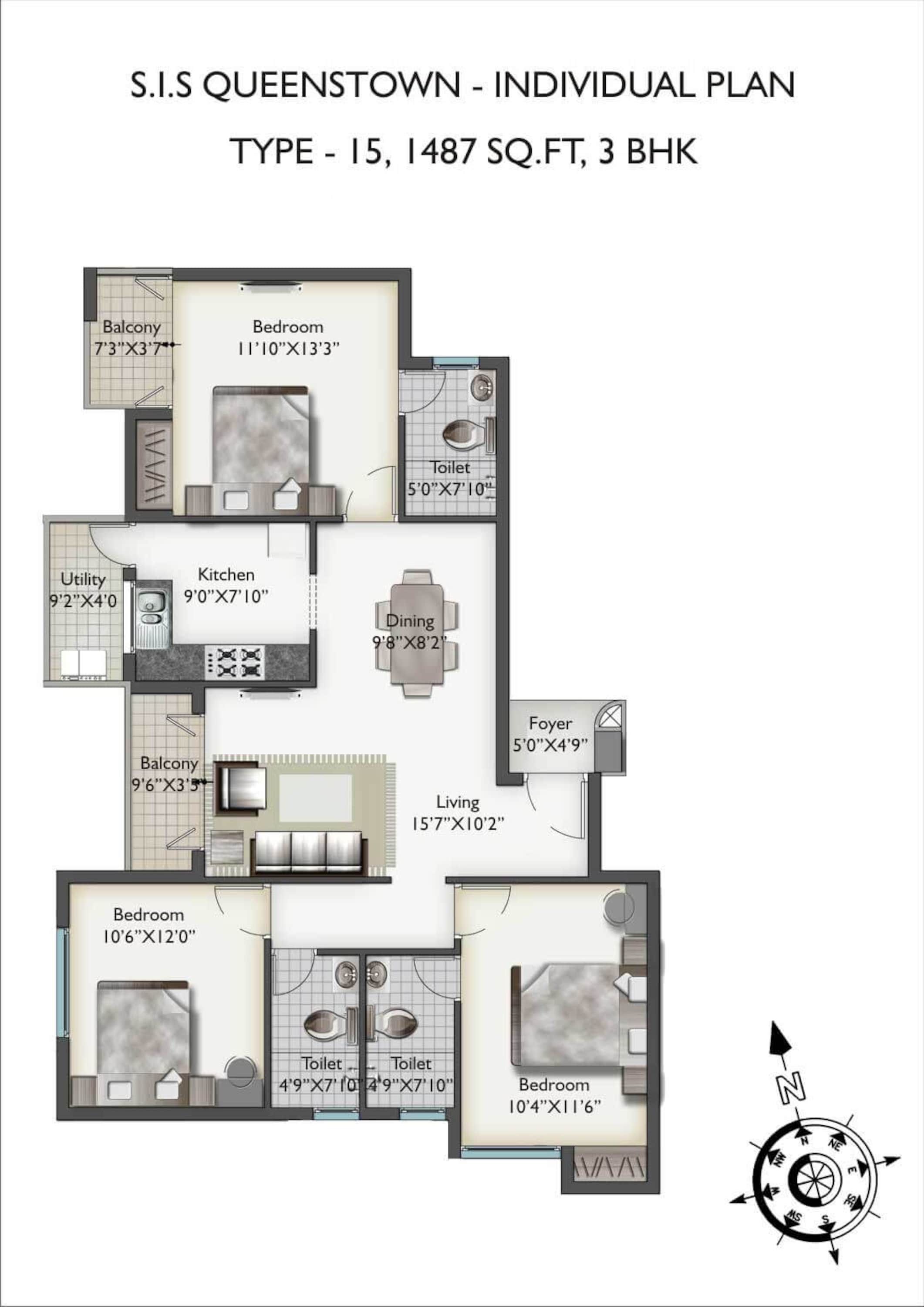 sis queenstown apartment 3bhk 1487sqft 1
