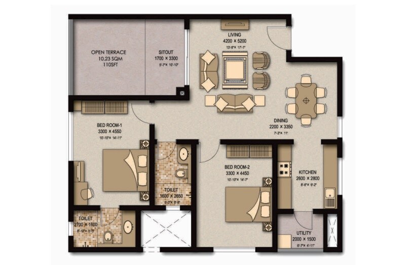 sobha meritta apartment 2 bhk 1662sqft 20260229120258