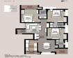 Sreerosh Gardenia 3 BHK Layout