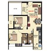 StepsStone Viktaa 2 BHK Layout