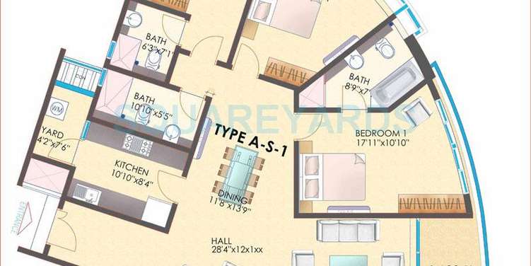 tvh ouranya bay apartment 3bhk 2850sqft1