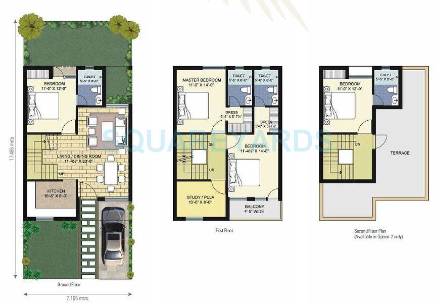 unitech palm villas villa 4bhk 1900sqft1
