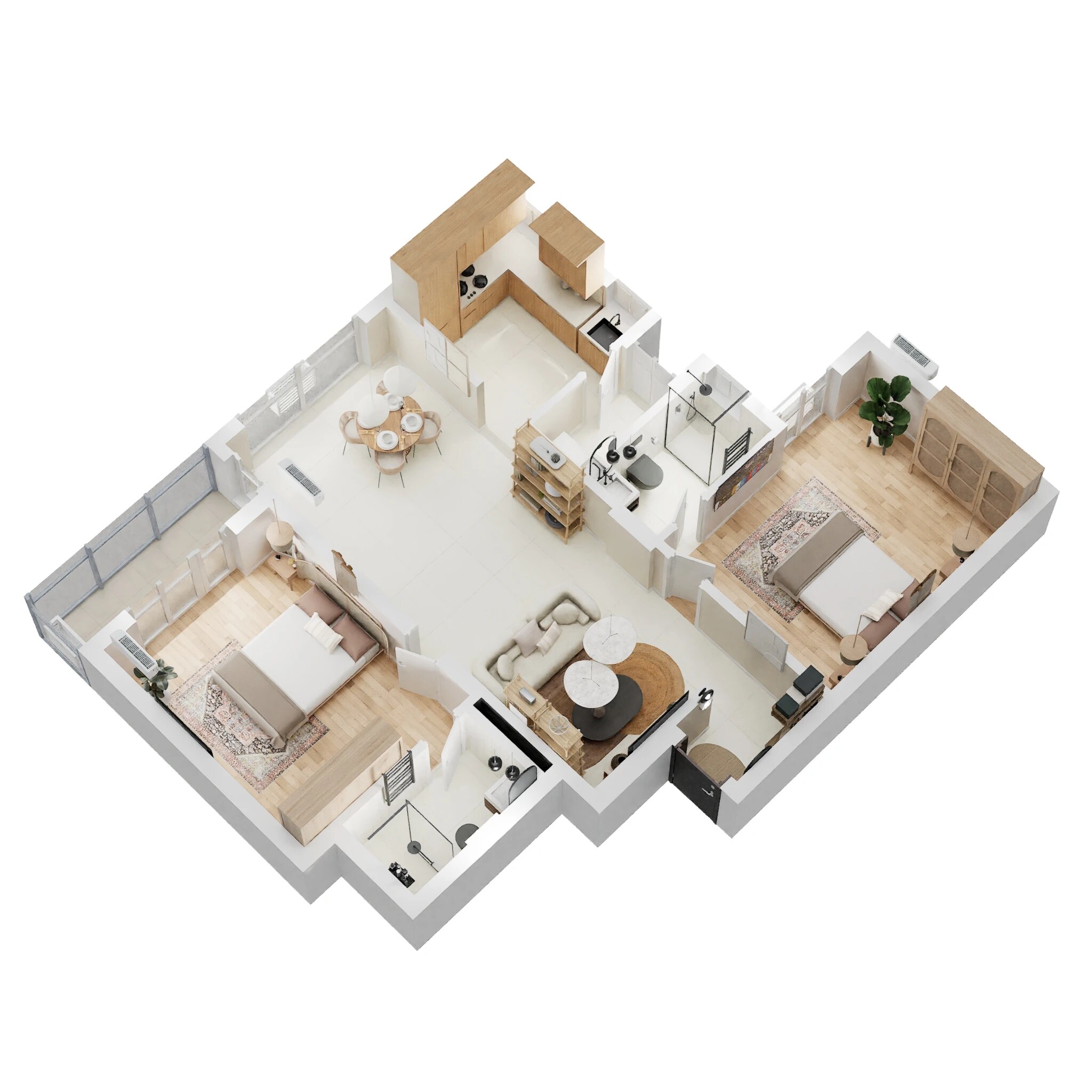 2 BHK 1183 Sq. Ft. Apartment