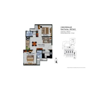  2 BHK Apartment at Urbanrise The World of Joy Chennai, Siruseri – for Sale
