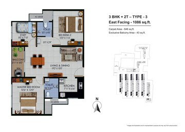  3 BHK Apartment at Urbanrise The World of Joy Chennai, Siruseri – for Sale