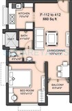 VGN Southern Avenue 1 BHK Layout