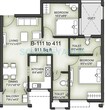 VGN Southern Avenue 2 BHK Layout