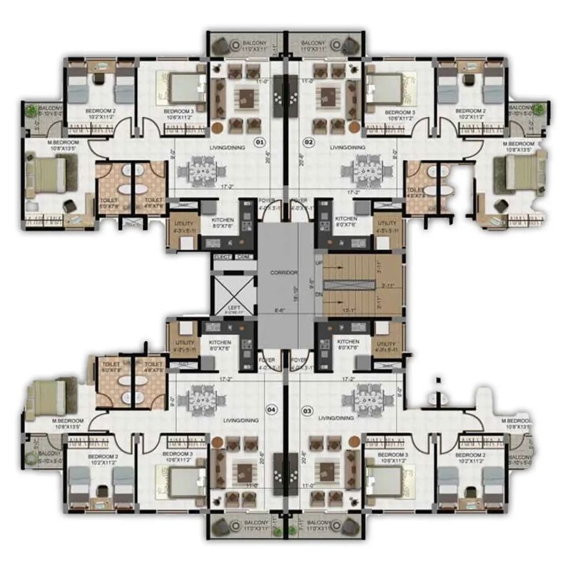 Provident Green Park Floor Plans