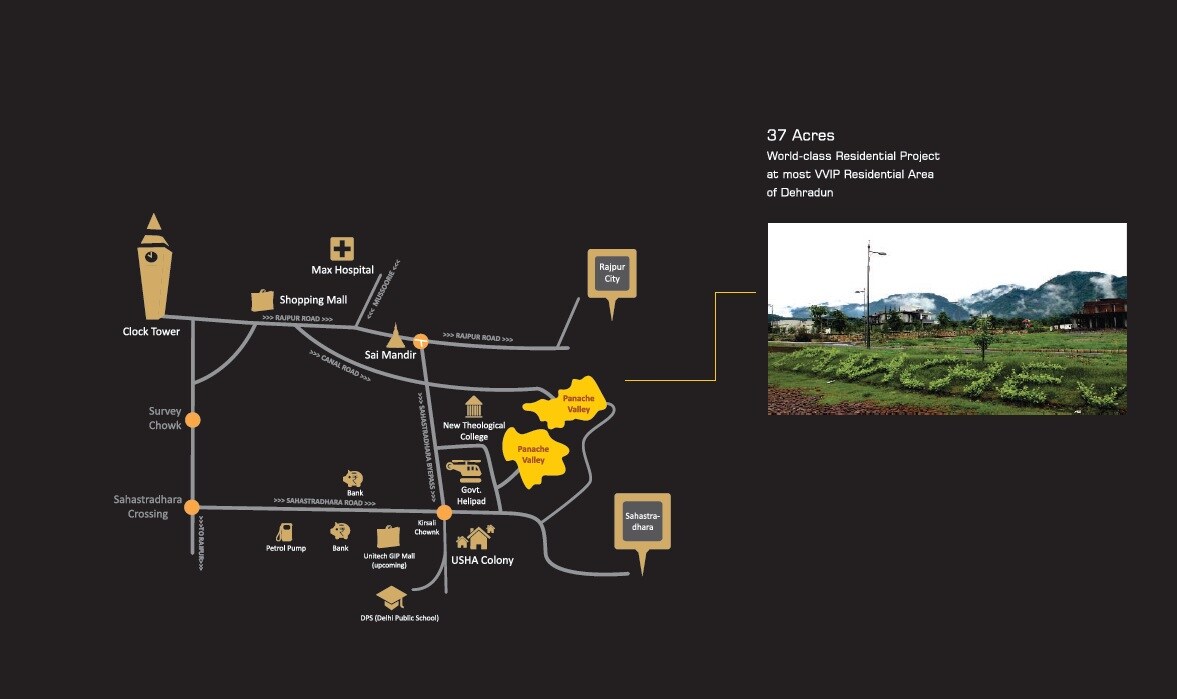 Adarsh Panache Valley Location Image