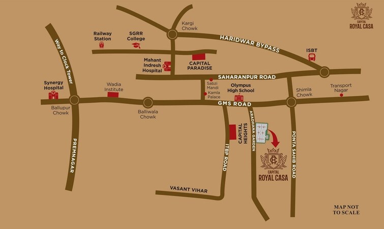 Capital Royal Casa Location Image