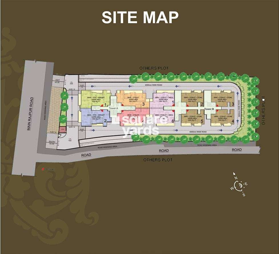 earthcon rajpur greens master plan image4