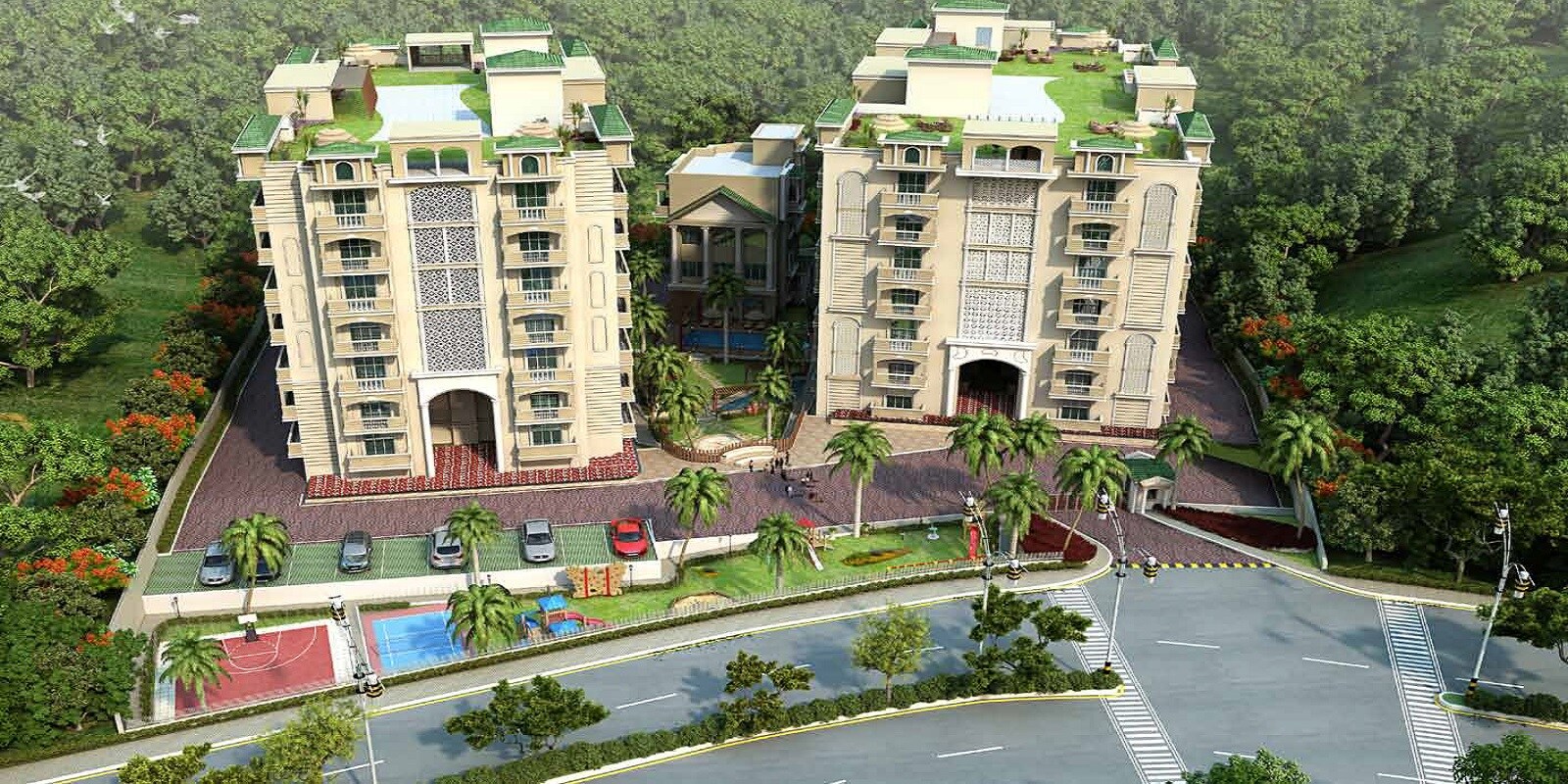 Golden Arcadia Hillocks residential project in Danion Ka Danda