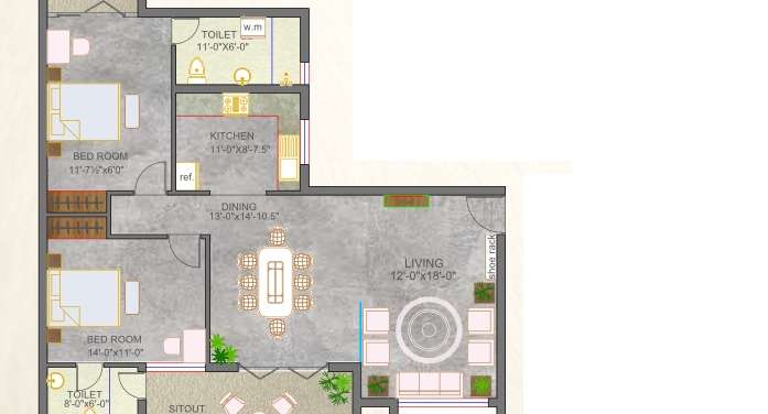 aradhana greens apartment 2 bhk 1724sqft 20204414114450