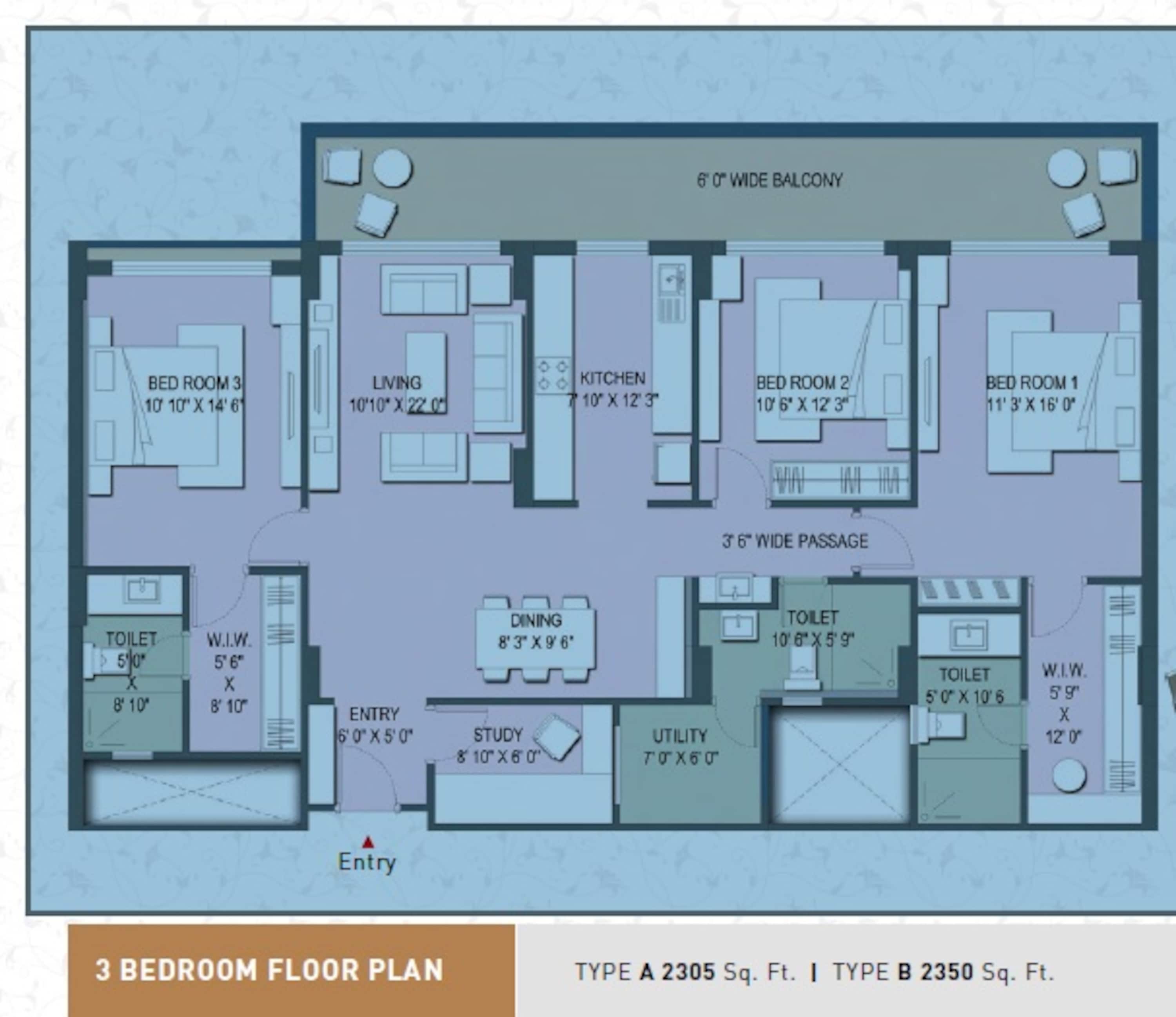 pacific golf estate apartment 3 bhk 2305sqft 20235216155240