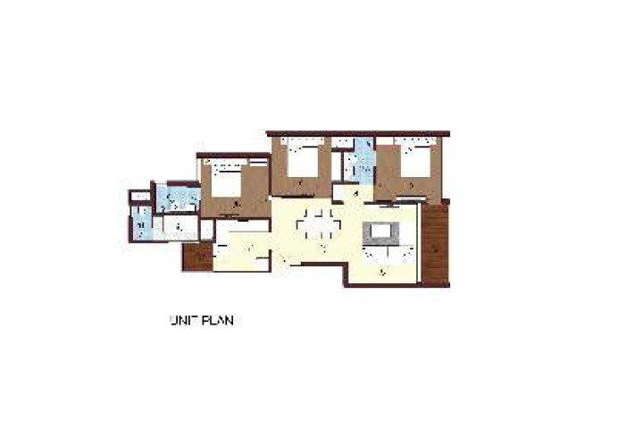 Floor plan of 3 BHK 2275 Sq. Ft. Apartment in Sikka Kimaya Greens Dehradun, Dehradun