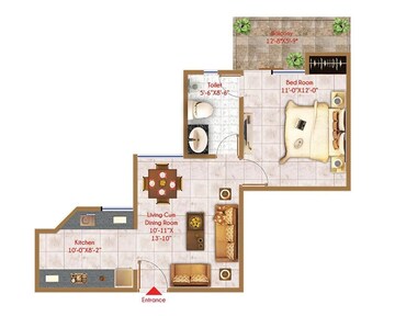  1 BHK Apartment at Windlass River Valley, Kuwan Wala – for Sale