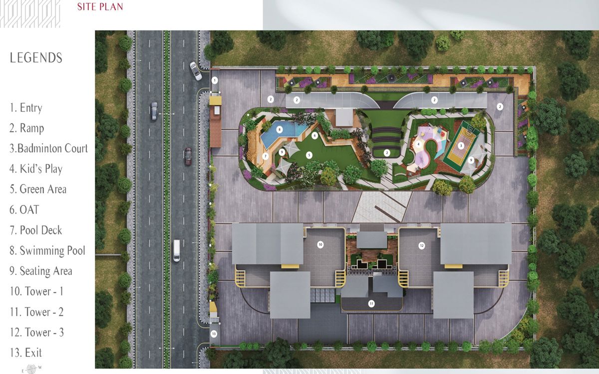 Ambition-The-Platinum_an aerial view of a building with a train on top of it