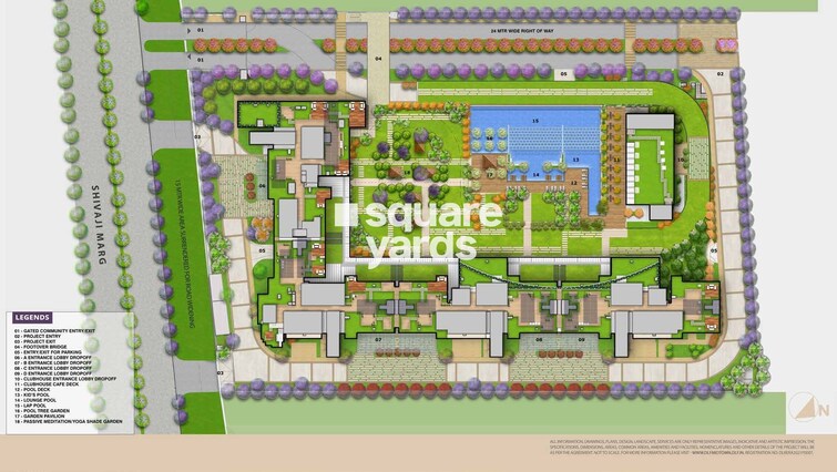 DLF One Midtown Master Plan Image