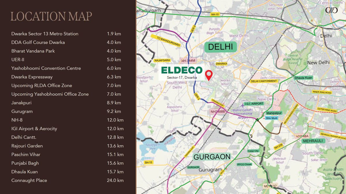 Eldeco Camelot Location Image