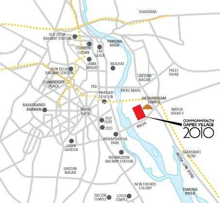 emaar commonwealth games village project location image1