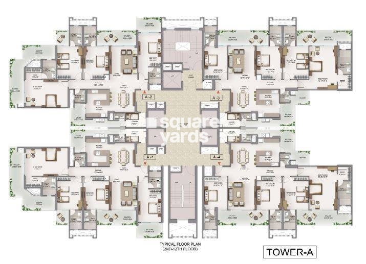 Garur Golf Island Floor Plans