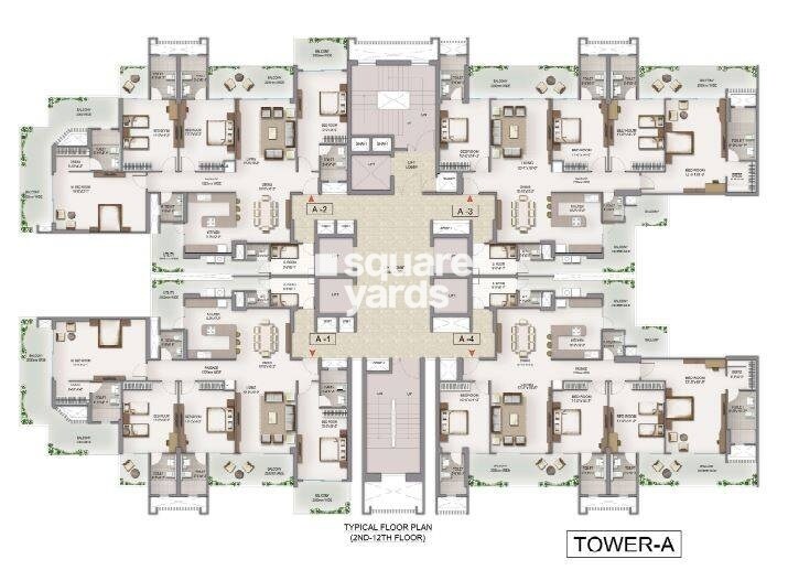 Garur Golf Island Floor Plans 1