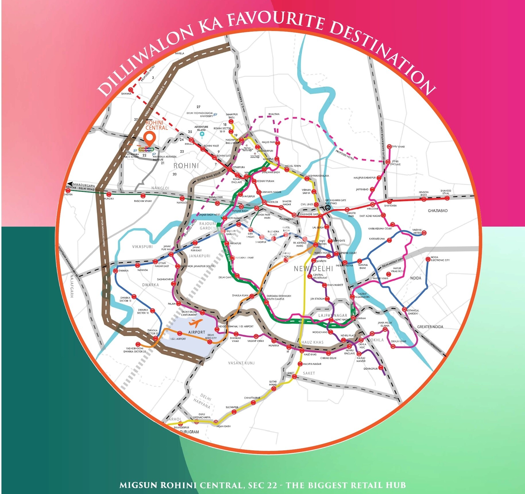 Migsun Rohini Central Location Image