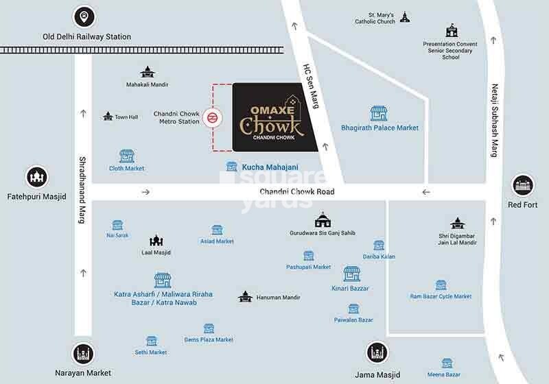 Omaxe Chandni Chowk Location Image 1