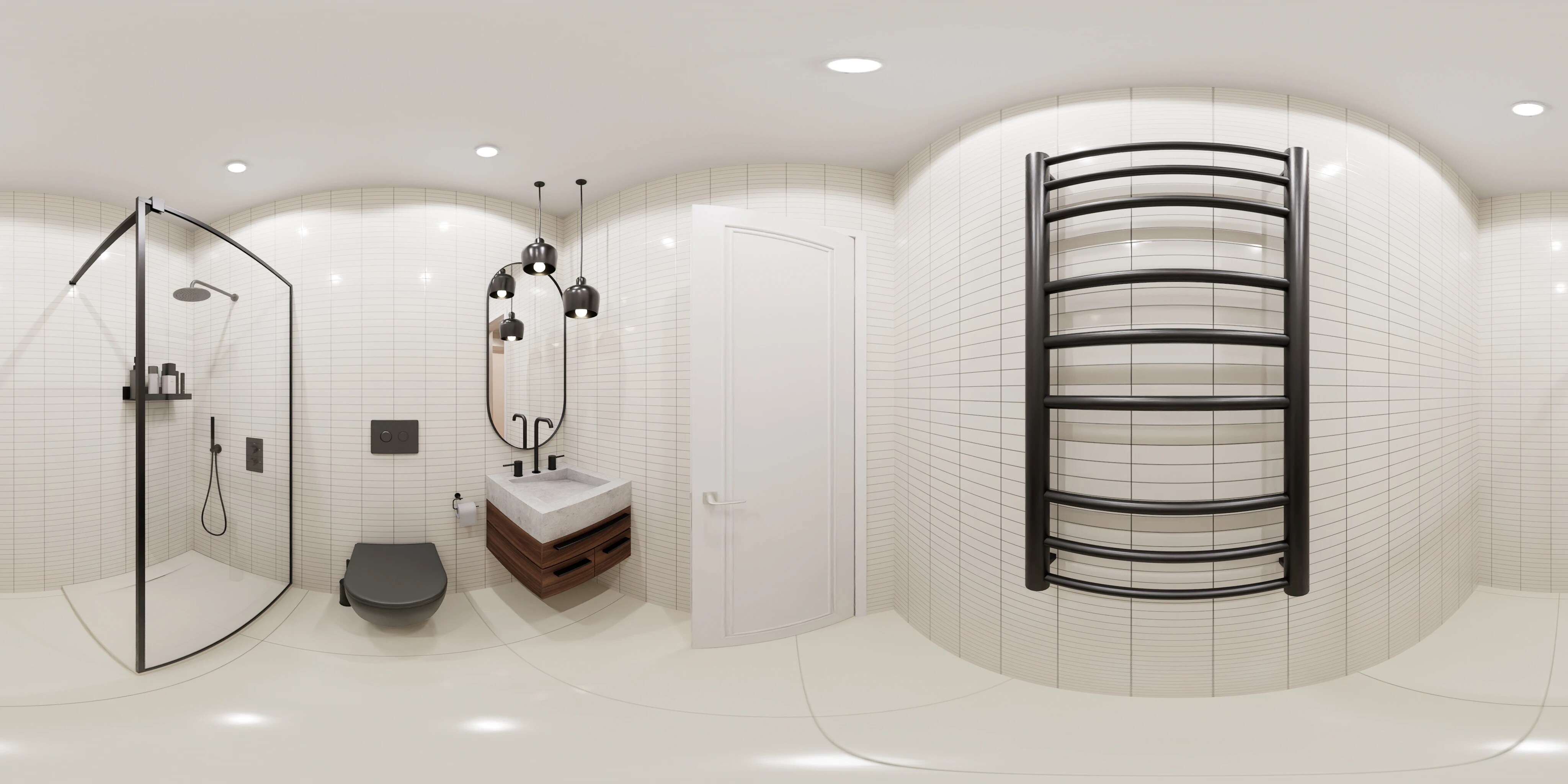 Floor plan of 3 BHK 2450 Sq. Ft. Apartment in CRA Maxvel AL Vista, Delhi