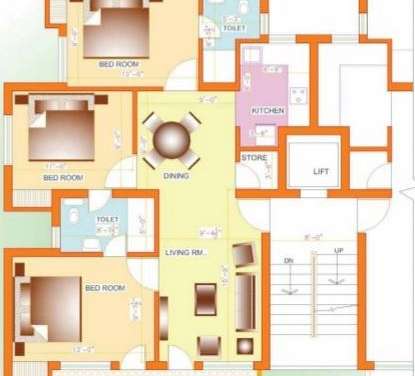 deoasis lifestyle silver nest apartment 3bhk 1320sqft