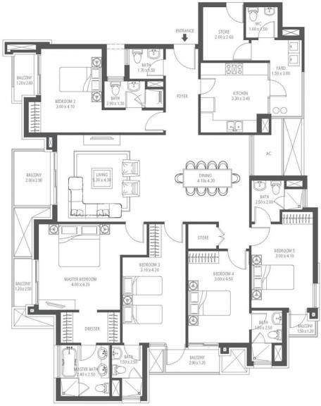 emaar commonwealth games village apartment 5 bhk 2773sqft 20212503102558