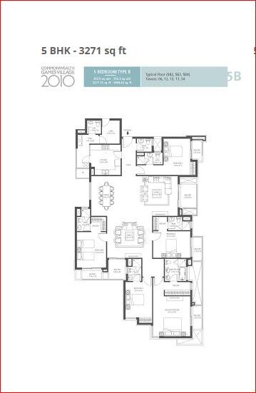 Other, emaar-commonwealth-games-village 5 Bedroom 3271 Sq.Ft. Apartment In Patparganj Delhi 8951549