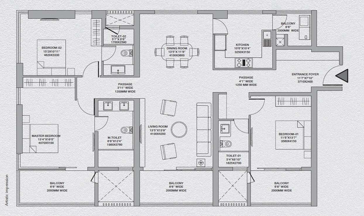 Other, godrej-south-estate-okhla 3 Bedroom 2800 Sq.Ft. Apartment In Okhla Delhi 9434724