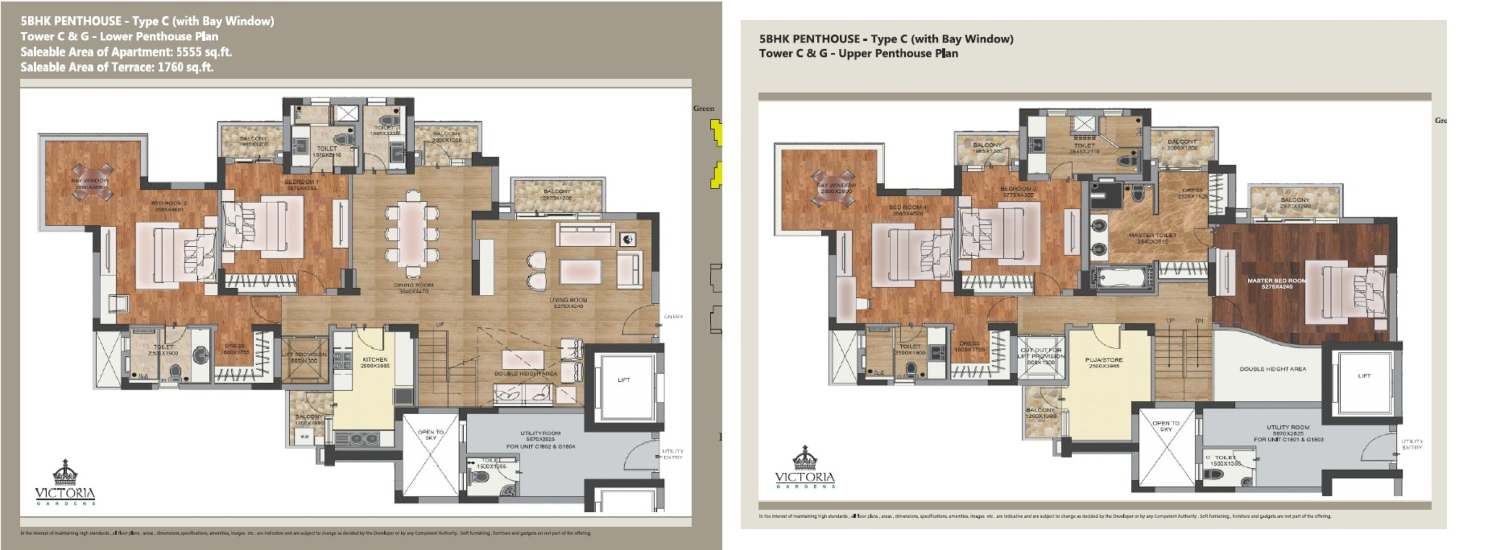 m2k victoria gardens apartment 5bhk 5555sqft