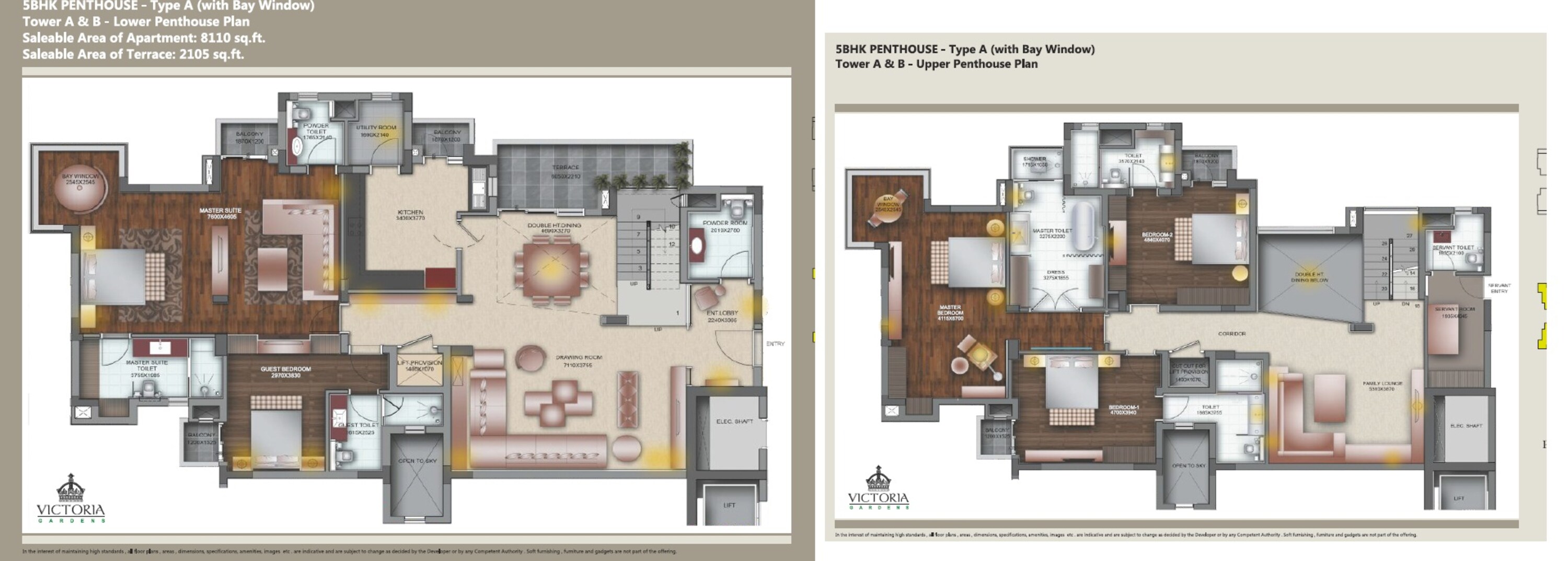 m2k victoria gardens apartment 5bhk 8110sqft