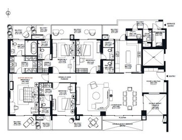  4 BHK Apartment at Risland Sky Mansion, Chattarpur – for Sale