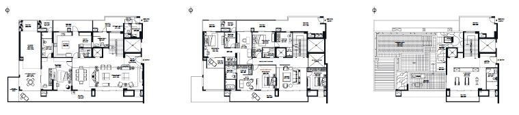 Floor plan of 5 BHK 11132 Sq. Ft. Penthouse in Risland Sky Mansion, Delhi