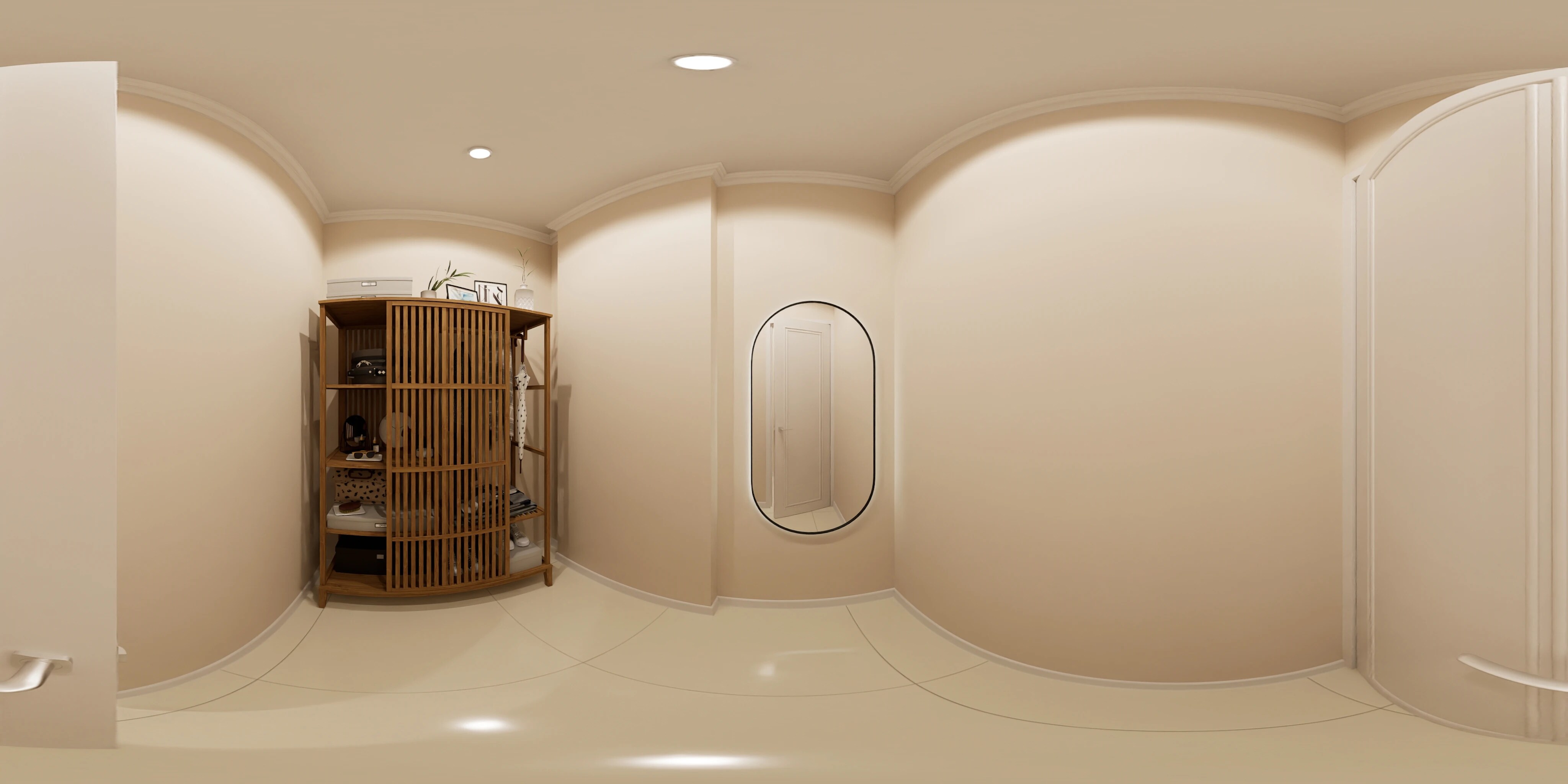 Floor plan of 3 BHK 2271 Sq. Ft. Apartment in Sawasdee Heights, Delhi