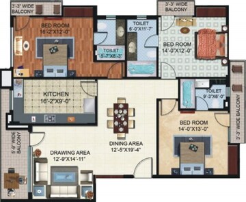  3 BHK Apartment at Vasant Kunj – for Rent