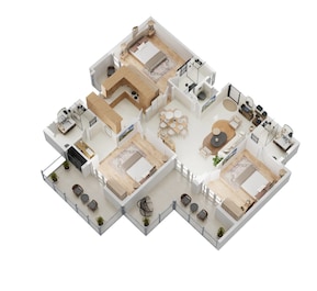 3 BHK 2198 Sq. Ft. Apartment in Tarc Tripundra